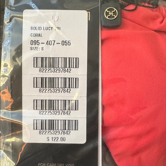 Vix Coral Bikini w/ Gold Accents - Picture 6 of 6